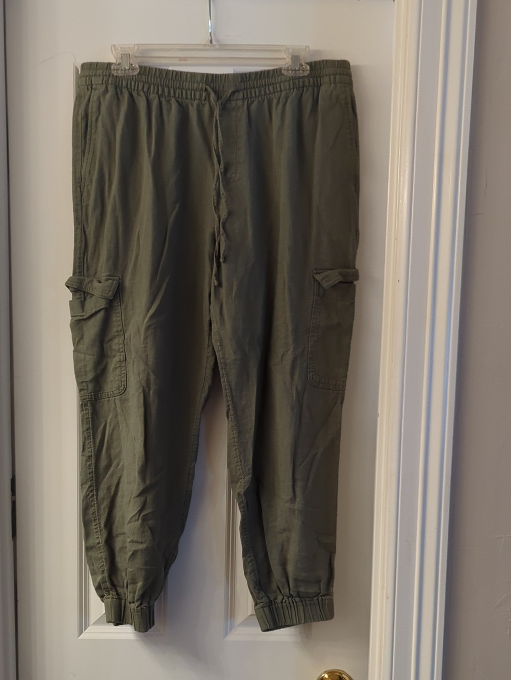 Banana Republic Olive Green Cargo Jogger Pants